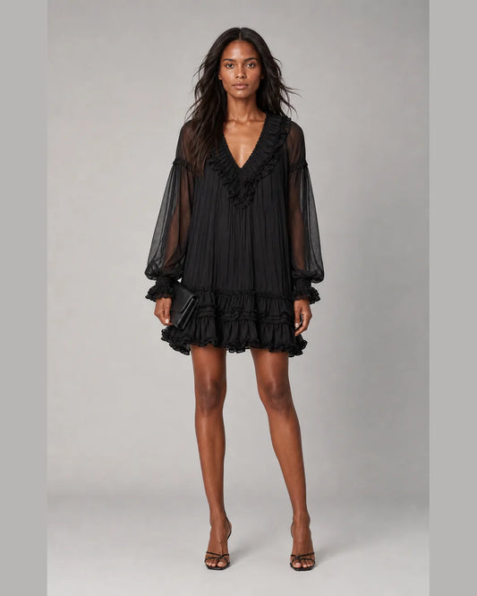Della-Grace Mini Dress — full-body studio view