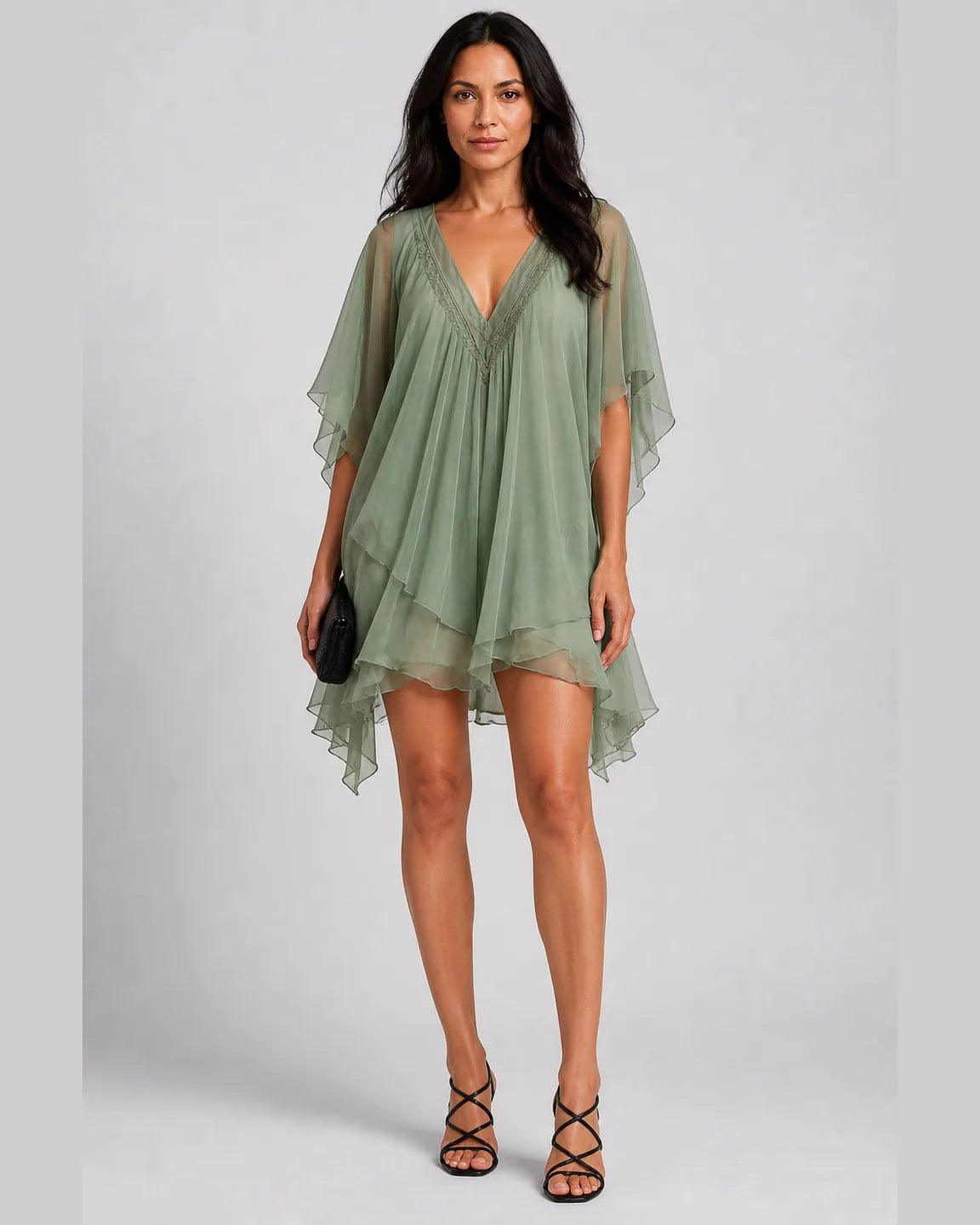 Etta-Jane Mini Dress — full-body studio view