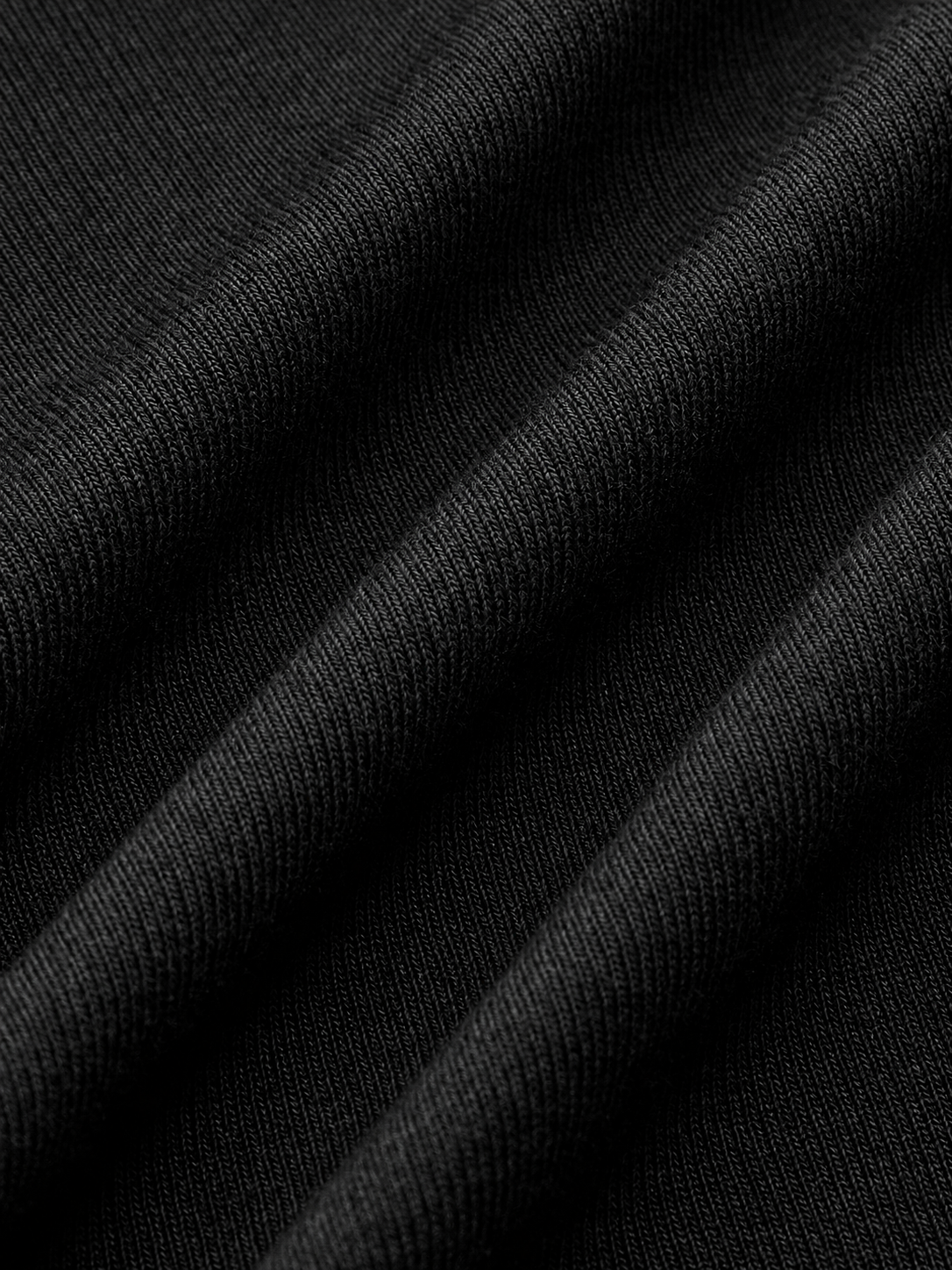 Langarmshirt mit Raffung – Schwarz, Ansicht 8