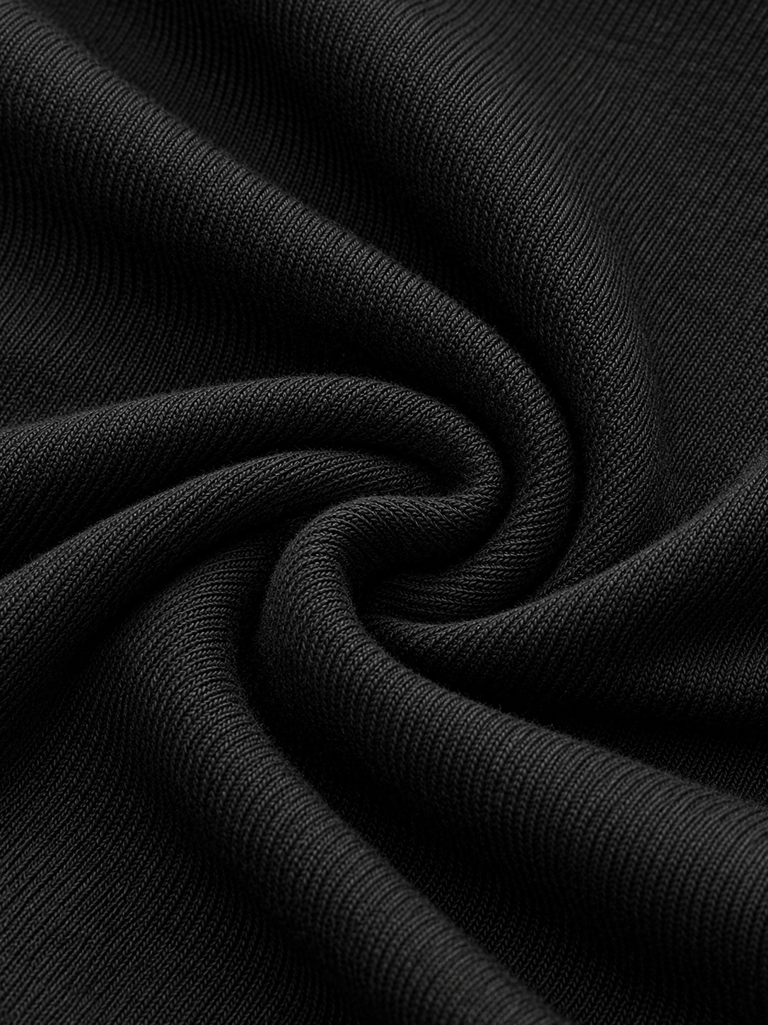 Langarmshirt mit Raffung – Schwarz, Ansicht 9