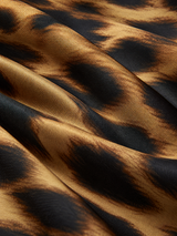 Schmaler Maxirock mit Leopardenmuster – Braun, Ansicht 7