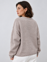 Leichter Strickpullover – Camel, Ansicht 5