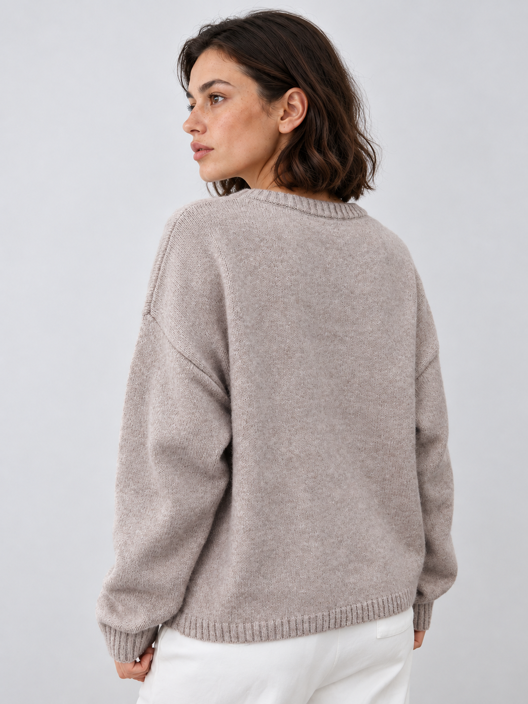 Leichter Strickpullover – Camel, Ansicht 5