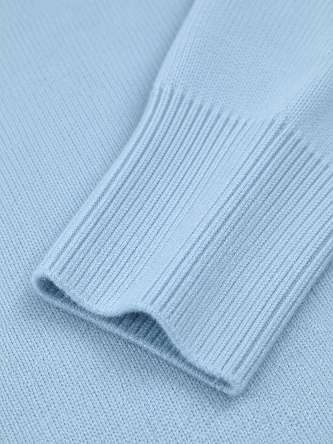 Oversized-Rollkragenpullover – Blau, Ansicht 6