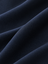Ärmelloses Blazerkleid mit Falten und Gürtel – Marineblau, Ansicht 5