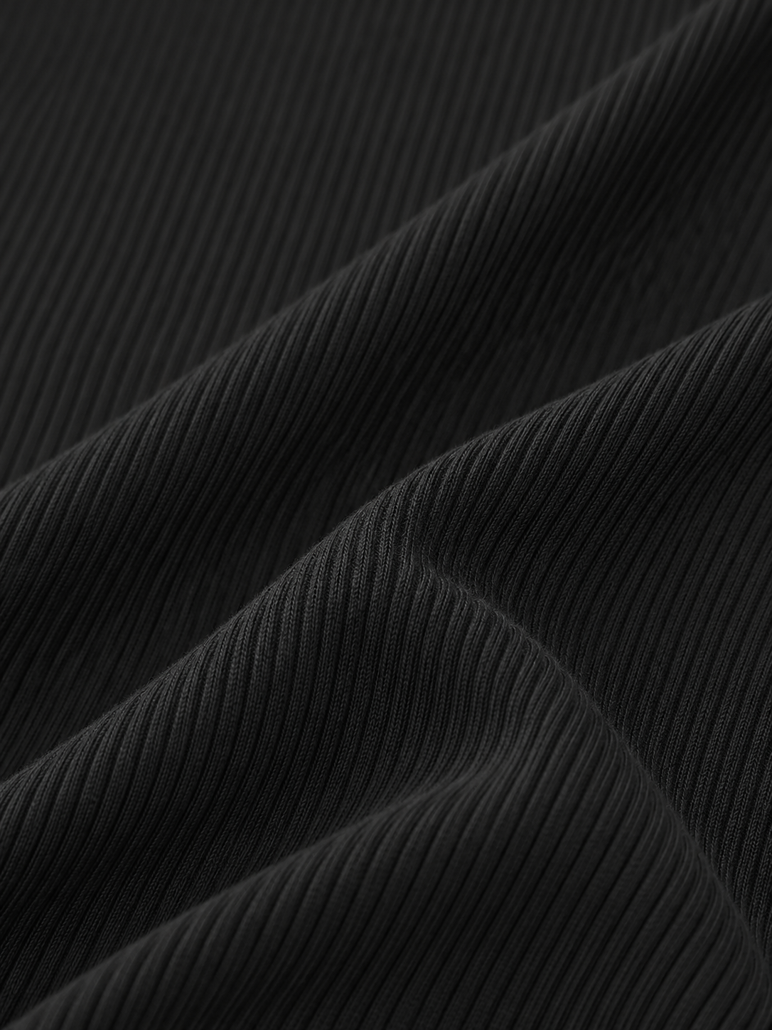 Cropped-Langarmhemd mit Knopfleiste – Schwarz, Ansicht 5