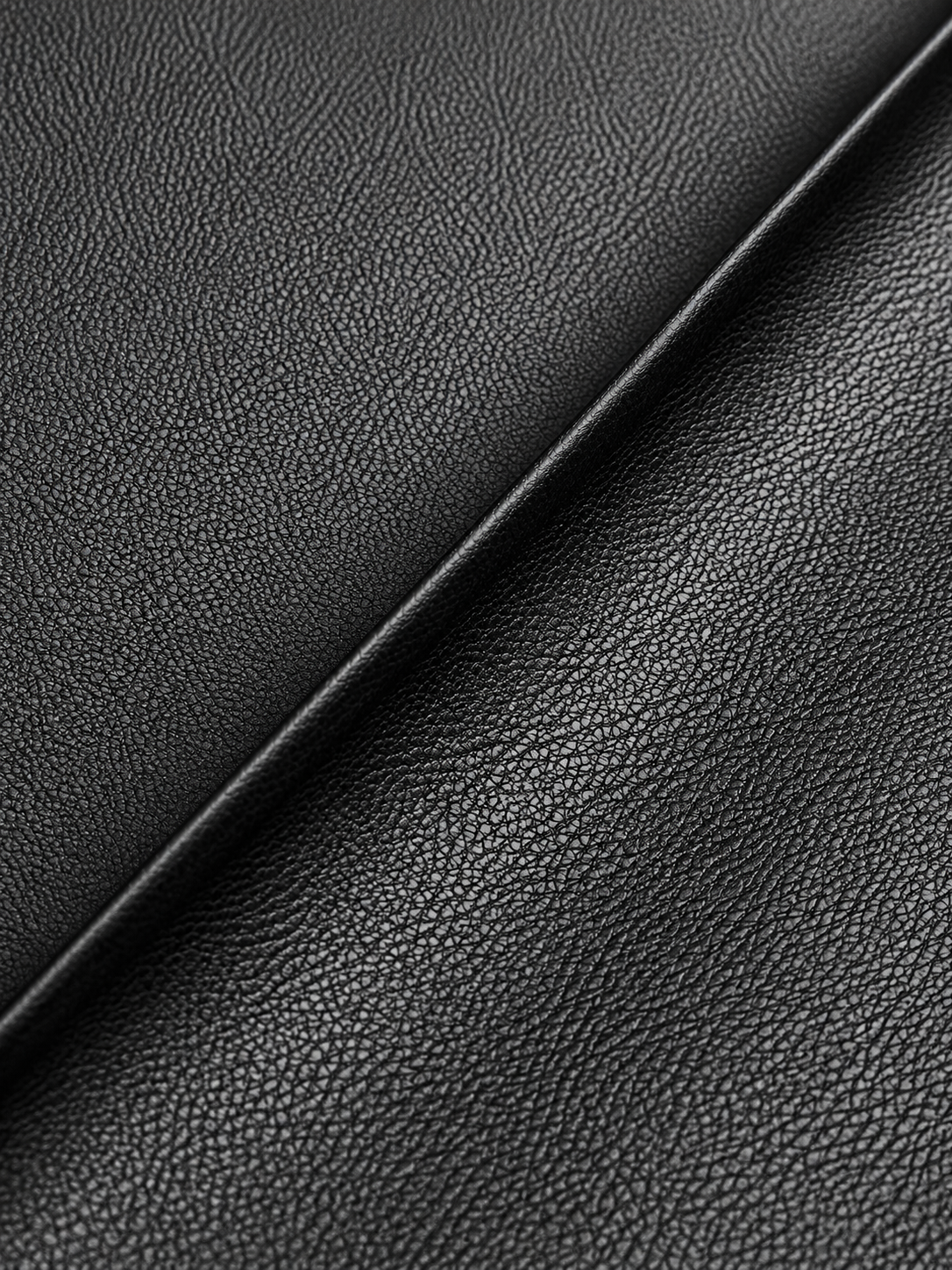 Kunstlederhose mit hohem Bund – Schwarz, Ansicht 6