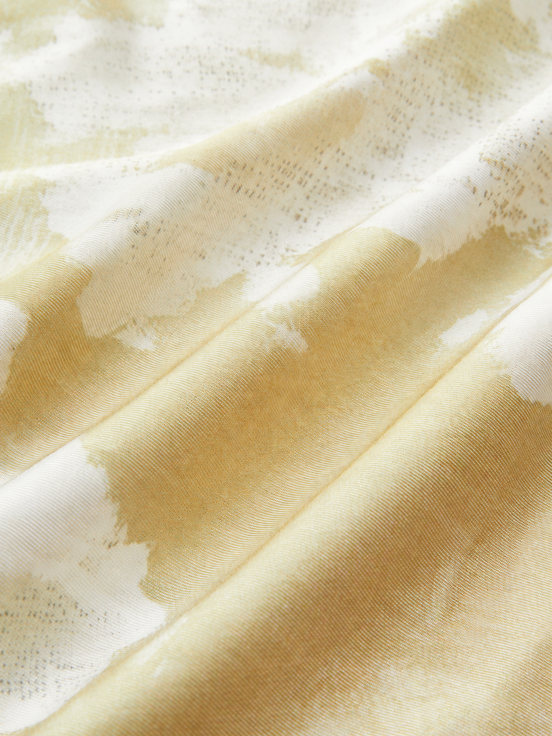 Halbtransparente weite Hose mit Blumenprint – Apricot, Ansicht 2