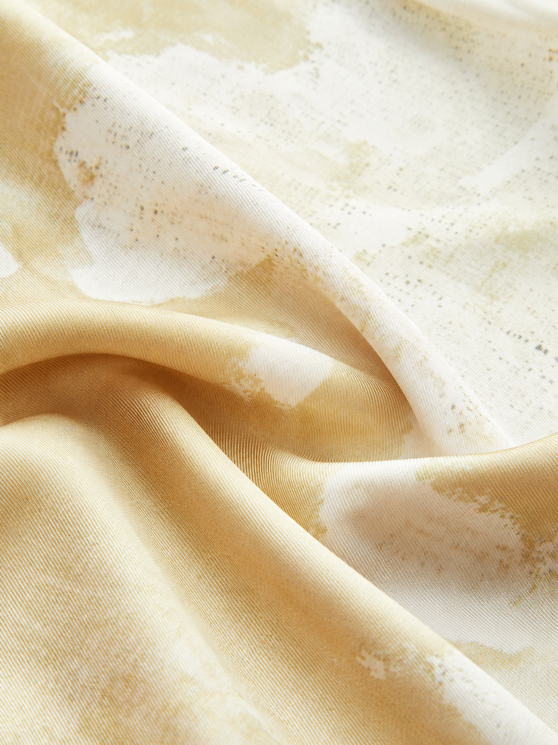 Halbtransparente weite Hose mit Blumenprint – Apricot, Ansicht 4