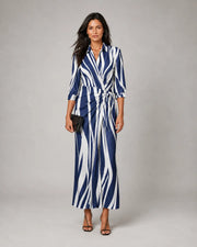 Dark Blue & White